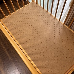 ベビーベッド　日本製　石崎家具ツースライドドア
の画像