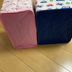 折りたたみ式収納箱　2個セットの画像