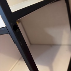 ＊訳あり品＊本日受け取りのみ！！LOWYA ［幅90］オープンシェルフスチ ール大理石柄 の画像
