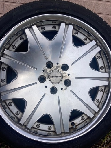 WORK VARIANZAホイール 8J ＋45 4本通し245/40R19