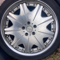 WORK VARIANZAホイール 8J ＋45 4本通し　245/40R19の画像