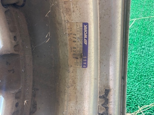 WORK VARIANZAホイール 8J ＋45 4本通し　245/40R19