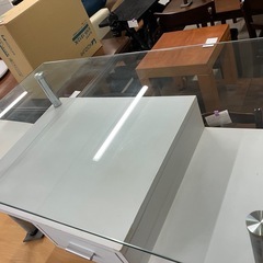 2510-461 ガラスローテーブル キズ 汚れありの画像
