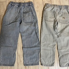 ZARA 子供服 デニムパンツ2枚セット【サイズ116】の画像
