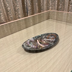 ガラス　センターテーブル　引き出し付き　幅90奥行50 高さ35 の画像