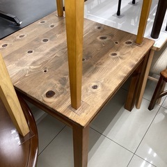 RUSTIC ダイニングテーブル ナチュラルの画像
