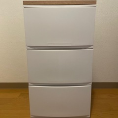 サンカ ルームス / 木天板 ３段チェストの画像