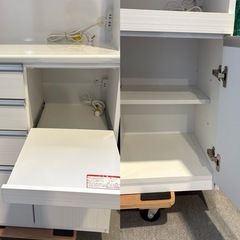 ⭐️古贺家具⭐️ 食器棚 収納多数 大阪市近郊配送無料の画像
