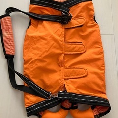  犬 ハーネス 歩行補助 ハーネス 老犬 介護 防水 汚れにくい 4Way ペット 散歩 脚の怪我に手術 快復中 病気 安全帯 手洗いok 通気性 抗菌消臭(オレンジ・L)の画像