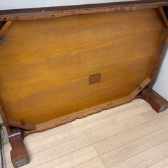 【値下げ中】木製　座卓　大きいローテーブルの画像