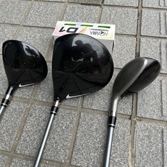 ゴルフクラブ3本セットボール付きの画像