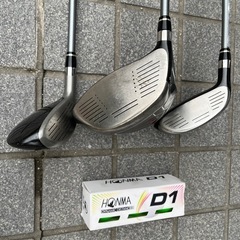 ゴルフクラブ3本セットボール付きの画像