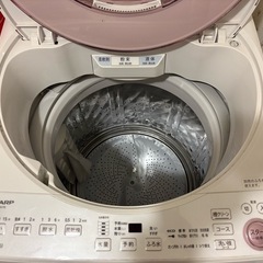 全自動洗濯機 シャープ ES-GV7E まだ綺麗ですの画像