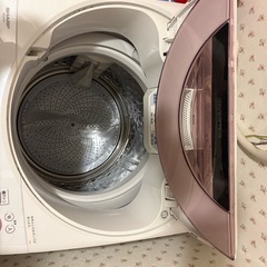 全自動洗濯機 シャープ ES-GV7E まだ綺麗ですの画像