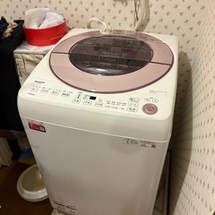 全自動洗濯機 シャープ ES-GV7E まだ綺麗ですの画像