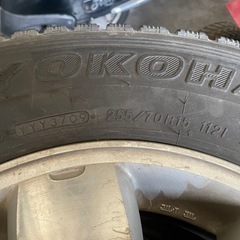 ホイール／タイヤ　15インチ　
　の画像