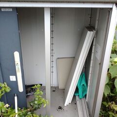 ヨドコウ物置◇エルモ◇鍵付◇幅165奥行74高さ160cmの画像