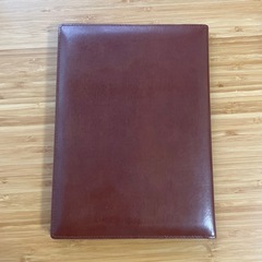 本革　メモパッドの画像