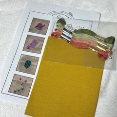 刺繍糸　図案の画像