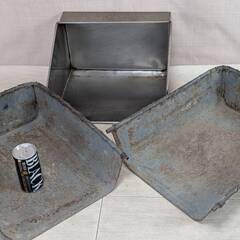 金属製チリトリ/ちりとり いろいろまとめて 検索:ディスプレイ/昭和レトロ/古道具/ビンテージ/アンティーク/店舗什器/ハンドメイドの画像