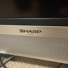 SHARP製の液晶テレビ　20インチの画像
