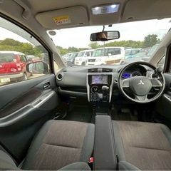 【支払総額17.8万円】h26年式ekカスタムターボ車検令和9年8月 即日納車ok フルセグTV Bluetooth お手頃軽ターボ車両！の画像