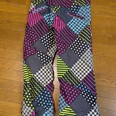 Gush カラフルパッチワーク スノーボードウェア　パンツの画像