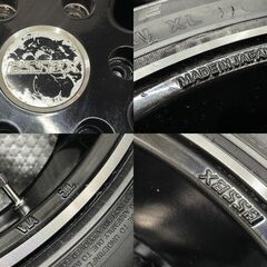 タイヤ新品 バランス済【APTANY 225/45ZR19】夏タイヤ【ESSEX EJ-19 エセックス 19インチ 8J6HPCD139.7+38】ブラック ハイエース等(MTD057)クレジットカード QRコード決済可能の画像