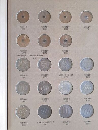 レア硬貨含む【全134枚 5253円分 現行貨幣年号別アルバム】 CURRENT COIN ALBUM 札幌 北20条店