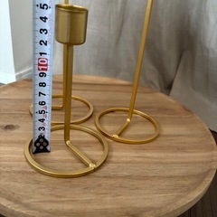 【美品】ゴールド キャンドルホルダーの画像