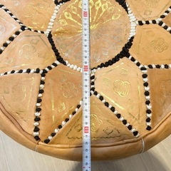 ★最終値下★ モロッコ製プフ プーフ クッション 10/26迄の画像