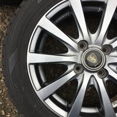 軽自動車用冬用スタッドレスタイヤセット４本　155/65R14　ダンロップDSX-2の画像