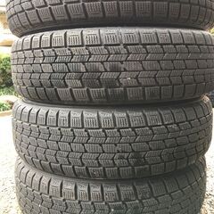 軽自動車用冬用スタッドレスタイヤセット４本　155/65R14　ダンロップDSX-2の画像