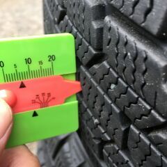 軽自動車用冬用スタッドレスタイヤセット４本　155/65R14　ダンロップDSX-2の画像