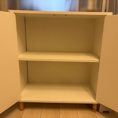EKET エーケト キャビネットコンビネーション 脚付き, ホワイト/木製, 70x35x80 cmの画像
