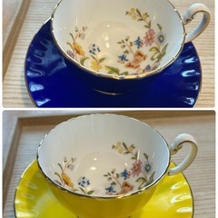 エインズレイ　コテージガーデン　 カップ＆ソーサー2客セットの画像