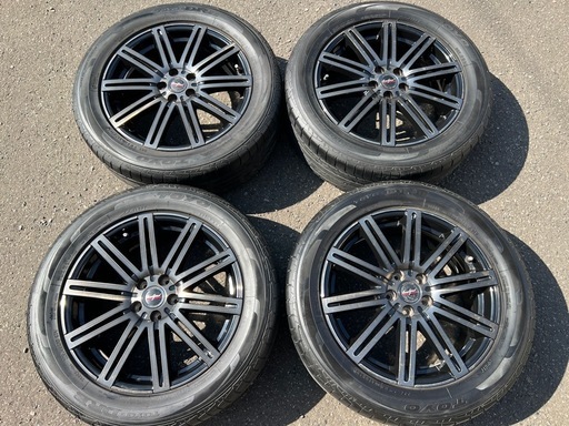 ★値下げ【225/55R17】MANARAY マナレイ Euro speed タイヤホイールセット 17インチ×7J 5H-100