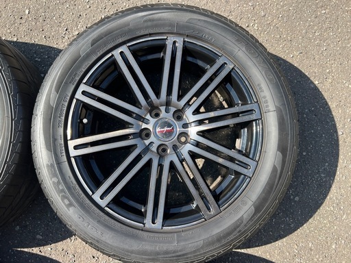 ★値下げ【225/55R17】MANARAY マナレイ Euro speed タイヤホイールセット 17インチ×7J 5H-100