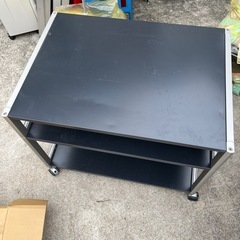 キャスター付き　棚　台　作業台　3段　【82.5×59×64.5】の画像