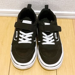 VANS バンズ スニーカー ブラック 21cm　の画像