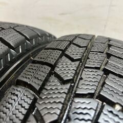 DUNLOP WINTER MAXX WM02 165/65R14 14インチ スタッドレス 4本 22年製 バリ溝 ソリオ タンク ルーミー トール ブーン パッソ等　(KTD502)クレジットカード QRコード決済可能の画像