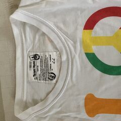 長袖Ｔシャツ　メンズ：ＬＬ　白色の画像