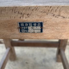 木製椅子（小学校・幼稚園使用）の画像