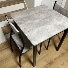 【オシャレ】大理石風テーブルセットの画像