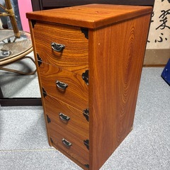 ●木製　４段収納家具●の画像