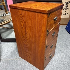 ●木製　４段収納家具●の画像