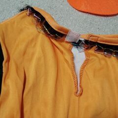 【ハロウィン】【仮装】カボチャワンピース おばけベストの画像
