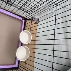 トイレ躾用２ルームケージ(オマケ多数)の画像