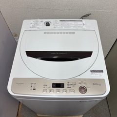 ⭐️SHARP⭐️ 全自動洗濯機 2021年 6.0kg 大阪市近郊配送無料の画像