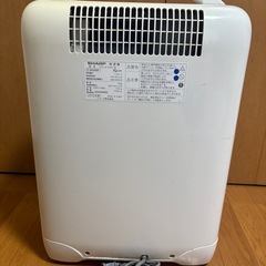 SHARP 衣類乾燥機能付き除湿機 の画像